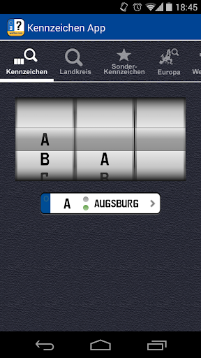 Kennzeichen App