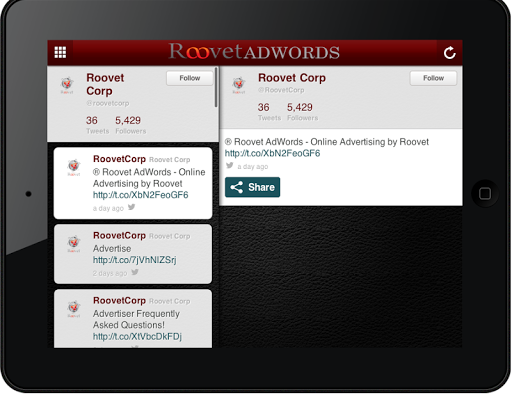 【免費商業App】Roovet AdWords App-APP點子