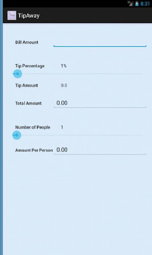 Tip Away Tip Calculator