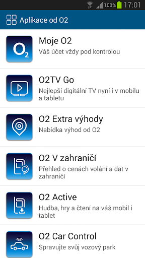 Aplikace od O2