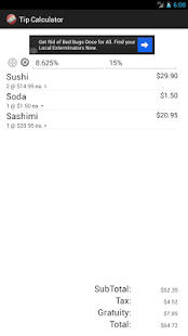 Tip Calculator Screenshots 0