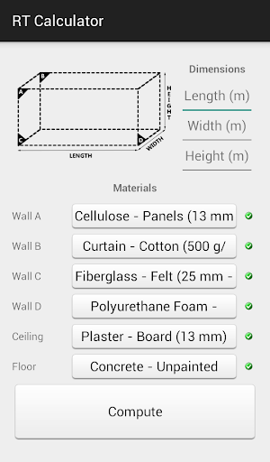 Reverb Time Calculator Lite