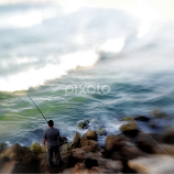  THE FISHERMAN  by George Arnon -  