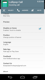 Lollipop Style Call Screen poster 5