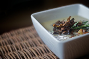 Allium Bisque with Frizzled Leeks &amp;amp; Rosemary