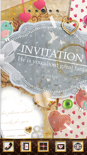 Invitation to Girly Theme