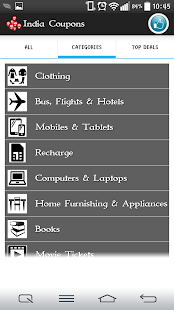 Lastest India Coupons APK