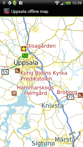 Uppsala offline map
