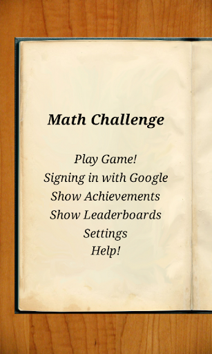 Math Challenge