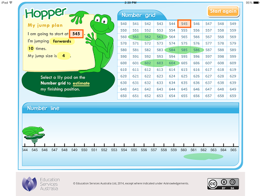 Hopper: whole numbers