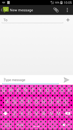 【免費個人化App】Pink and Black Keyboard-APP點子