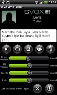 SVOX Turkish Türk Leyla Voice