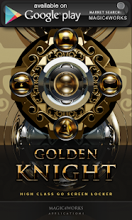 Poweramp Widget Golden Knight Screenshots 5