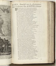 Vers bij de prent met het geopende graf van Mars, ca. 1707-1708