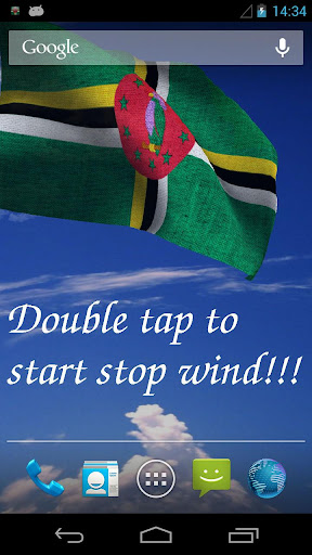 3D Dominica Flag LWP