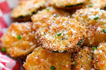 Zucchini Parmesan Crisps