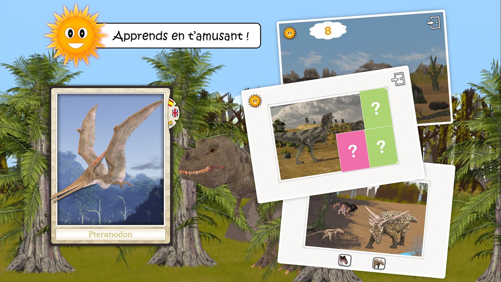Dinosaure jeu enfant gratuit Applications Android sur Google Play