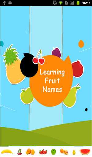Learning Fruit Names