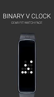 Binary V Clock for Gear Fit