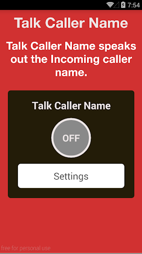 Voice caller name
