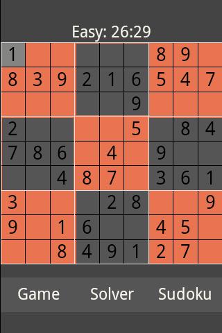 Sudoku (Full) Screen 2