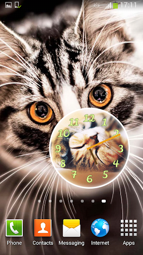免費下載個人化APP|可愛的貓 時鐘 小工具 app開箱文|APP開箱王