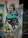 Beekeeping Equipment Mural