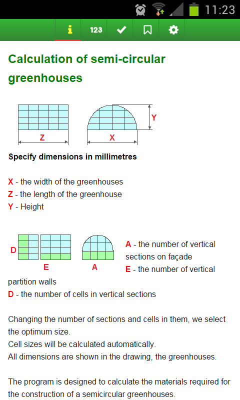 Semicircular hothouses Screen 1