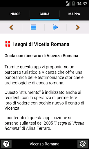 Vicenza Romana la guida