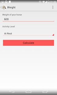 Horse Weight & Feed Calculator Screenshots 1