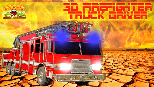3D Firefighter Truck Driving