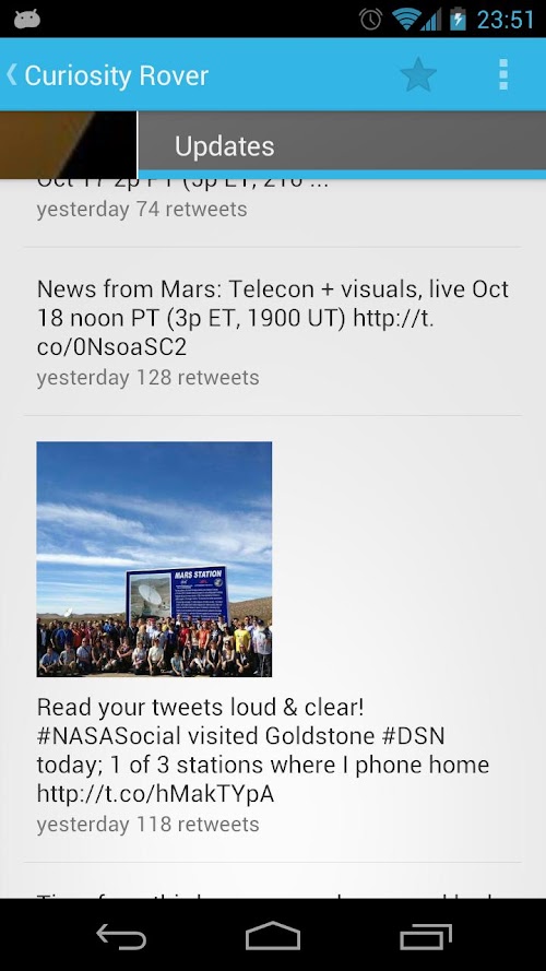 Android application Social Contact Sync screenshort