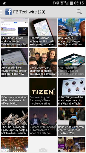 【免費新聞App】FB Techwire-APP點子