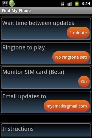 Find My Phone - screenshot