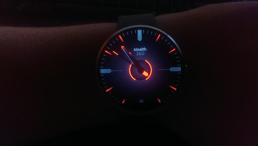 【免費個人化App】Watch Face - Stealth360 Red-APP點子