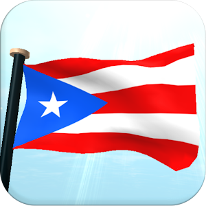 Puerto Rico Flag 3D Wallpaper