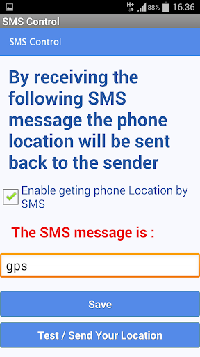 Find my phone by SMS
