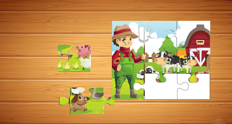 Farm Animals Puzzle For Kids Screen 2
