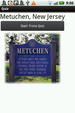 Metuchen Trivia Quiz