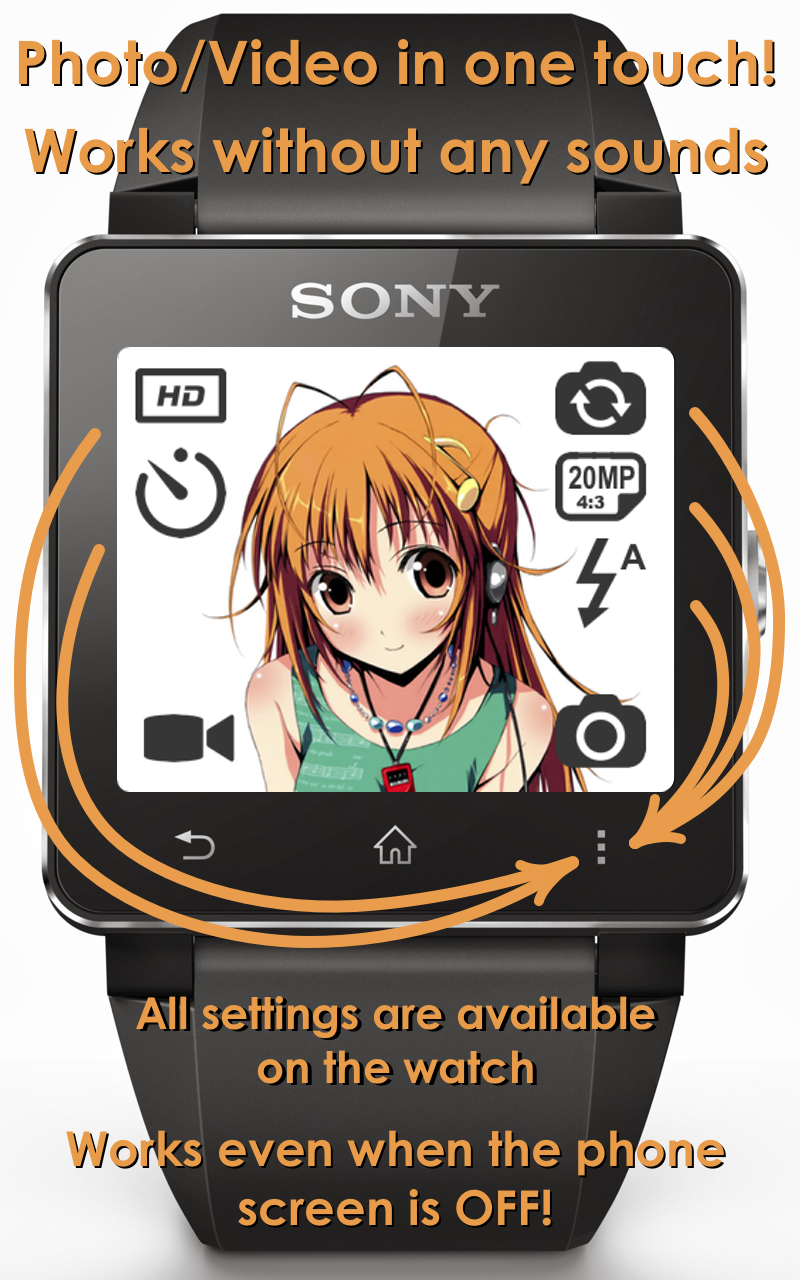 Camera Touch for SmartWatch Screen 1