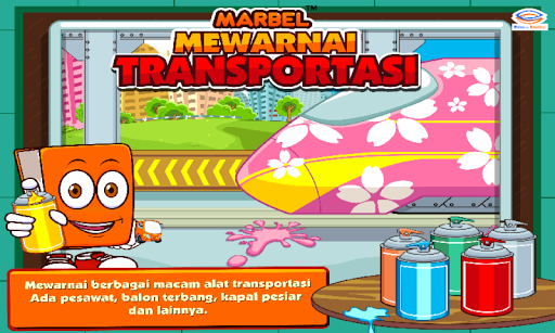 免費下載教育APP|Marbel Mewarnai: Transportasi app開箱文|APP開箱王