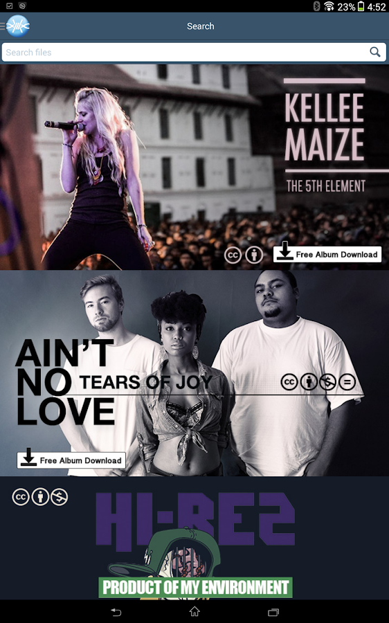 FrostWire - File Downloader - screenshot