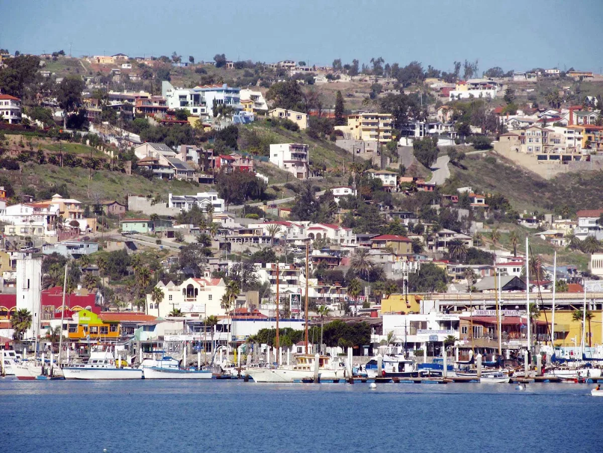port-Ensenada-Mexico - The port in Ensenada on the west coast of Mexico.