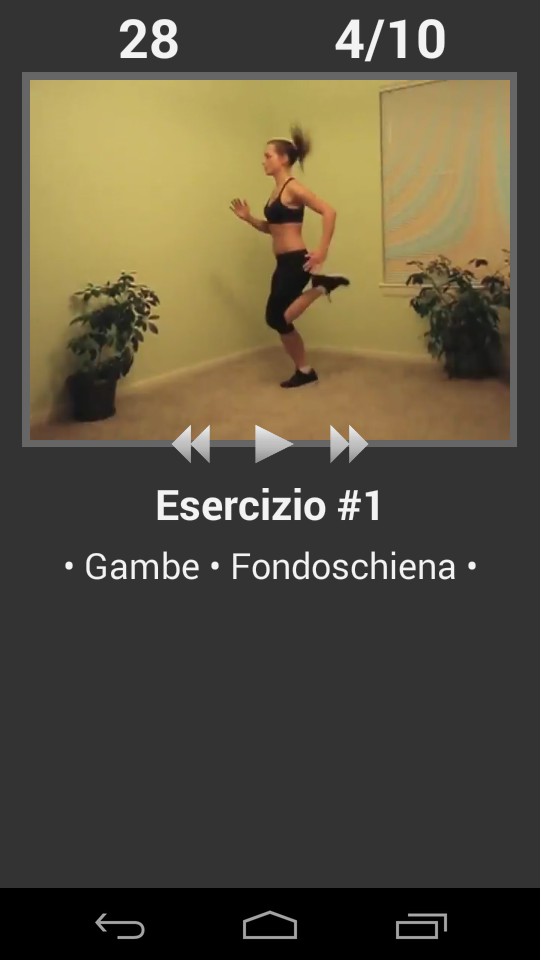 Android application Daily Cardio Workout screenshort