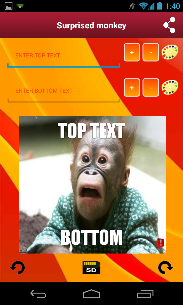 Meme Easy Generator Screen 1
