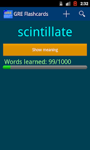 GRE Flashcards Screenshots 0