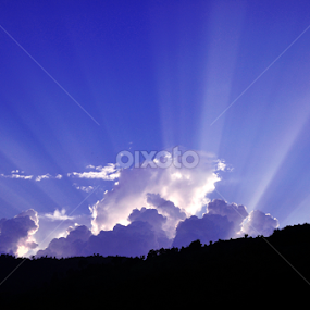 The Light of Heaven । Bandorban । Bangladesh  by Ashraf Robin - Landscapes Cloud Formations