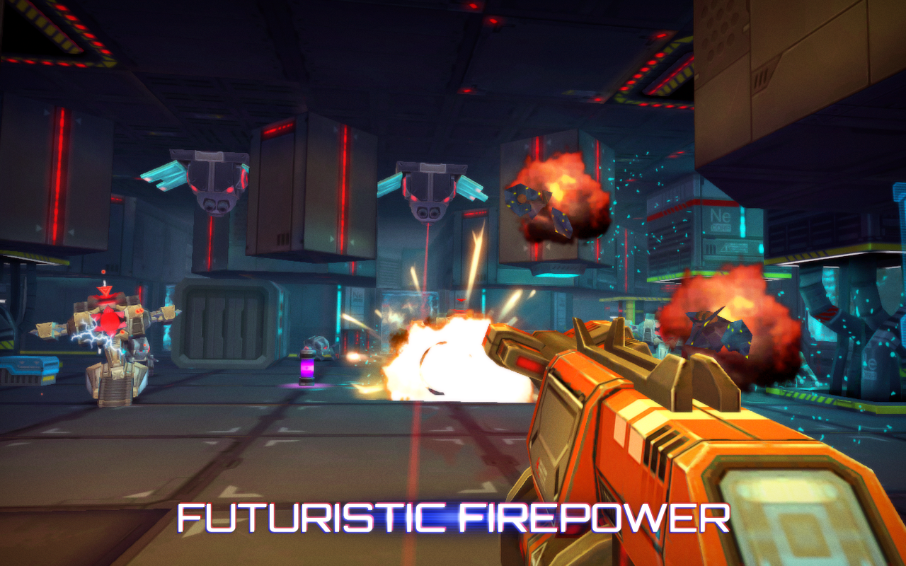  Android   Neon Shadow, un FPS futuristico per veri duri