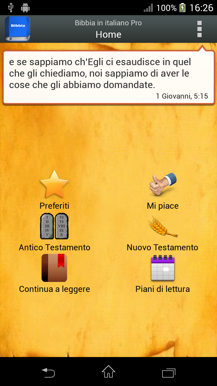 Bibbia in italiano PRO Screen 1