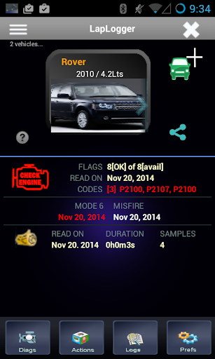 LapLogger OBD Scanner